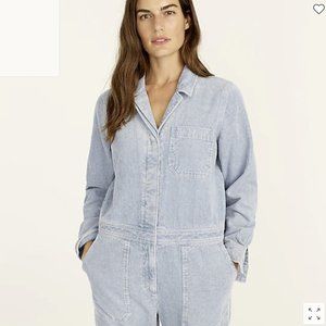 Foundry indigo-dyed corduroy coverall jumpsuit